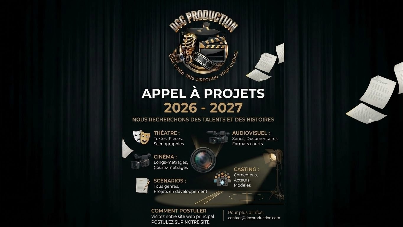 Affiche Appel à Projets DCC Production